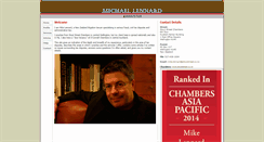 Desktop Screenshot of mikelennard.com